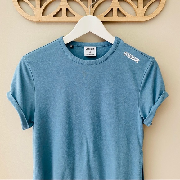 Gymshark Essential Tee Blue Sz XS - Picture 2 of 10